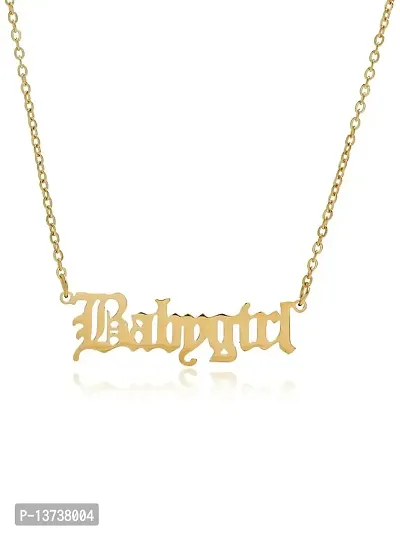 Buy JovonoPunk Layered Choker Necklaces Gold Chunky Cuban Chain Necklace  Babygirl Pendant Necklace Jewelry for Women and Girls Online at  desertcartINDIA